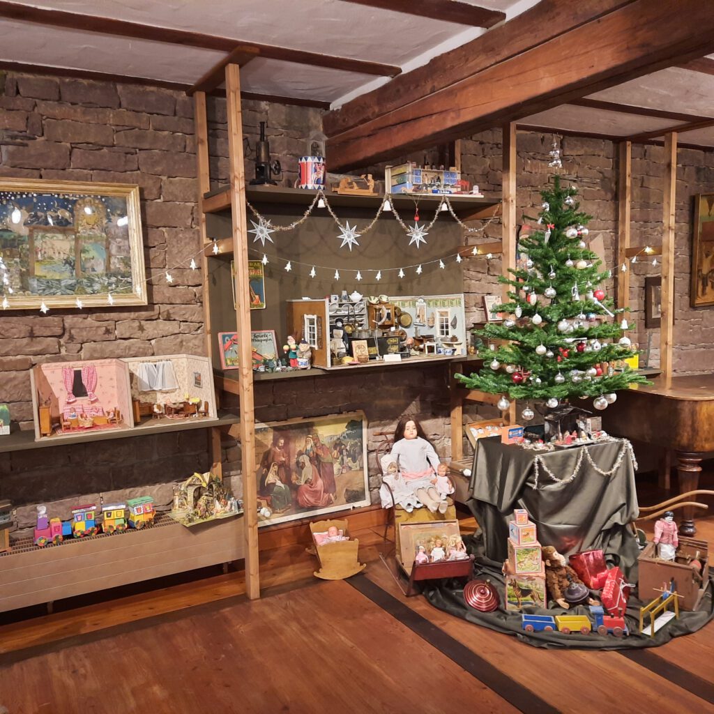 Weihnachtsecke im Museum auf dem Schafhof